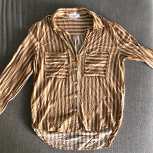 CJLA Long Sleeve Button Up Blouse